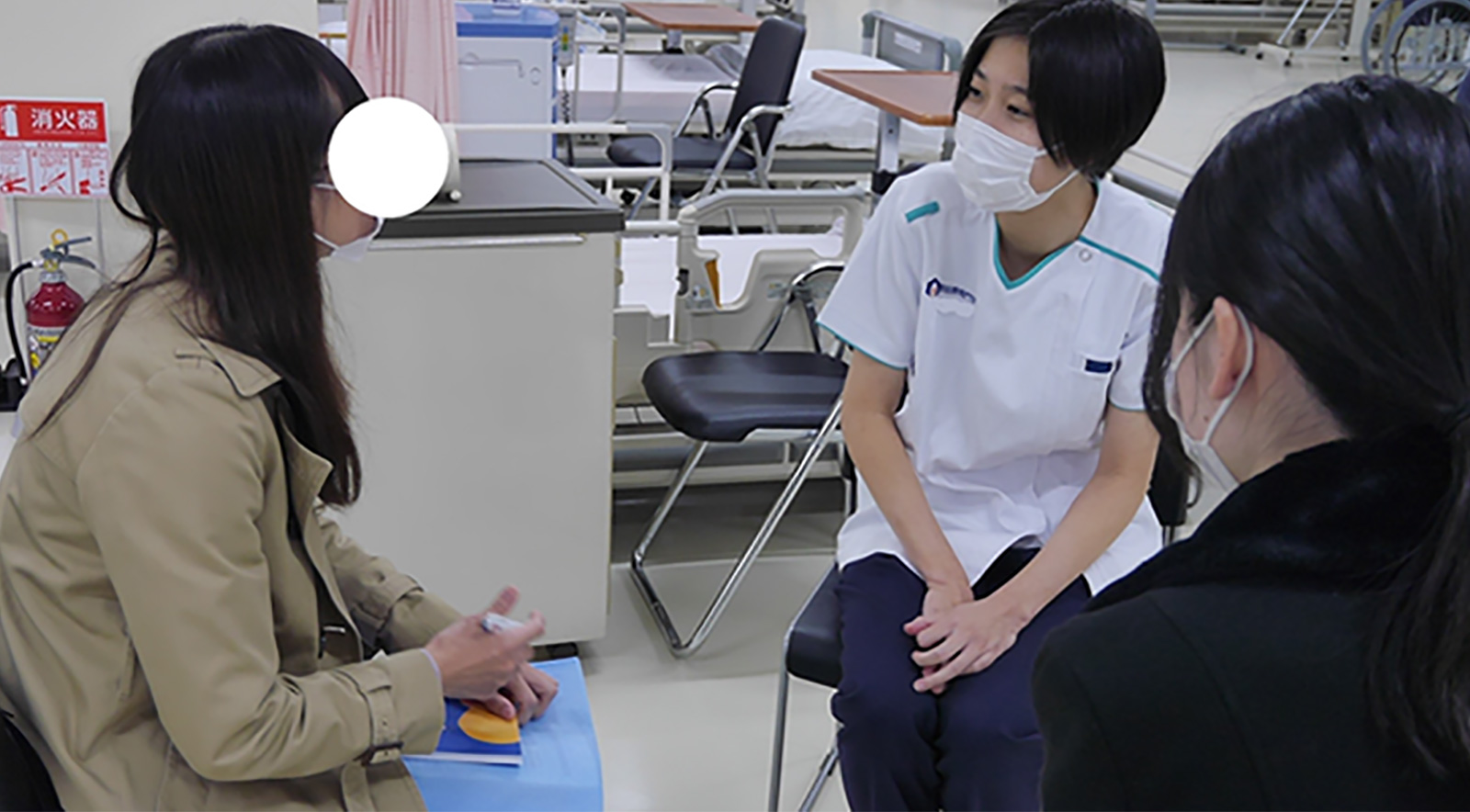 在校生と直接話す